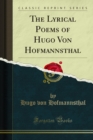 The Lyrical Poems of Hugo Von Hofmannsthal - eBook