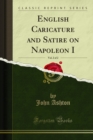 English Caricature and Satire on Napoleon I - eBook