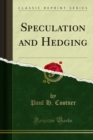 Speculation and Hedging - eBook