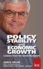 Policy Stability and Economic Growth - Lessons from the Great Recession : Lessons from the Great Recession - eBook