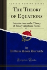 The Theory of Equations : Introduction to the Theory of Binary Algebraic Forms - eBook