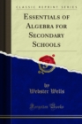 Essentials of Algebra for Secondary Schools - eBook