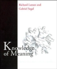 Knowledge of Meaning : An Introduction to Semantic Theory - eBook