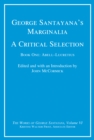 George Santayana's Marginalia, A Critical Selection : Book One, Abell-Lucretius - eBook