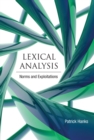 Lexical Analysis : Norms and Exploitations - eBook