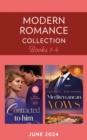 Modern Romance June 2024 Books 1-4 : Royally Promoted / Signed, Sealed, Married / Greek's Temporary 'I Do' / Spanish Marriage Solution - Book