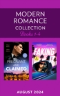 Modern Romance August 2024 Books 1-4 : Greek Pregnancy Clause (A Diamond in the Rough) / Her Impossible Boss's Baby / Fast-Track Fiance / Billion-Dollar Dating Game - Book