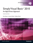 Simply Visual Basic 2010: An App-Driven Approach : International Edition - eBook