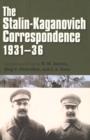The Stalin-Kaganovich Correspondence, 1931-36 - eBook