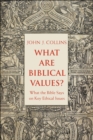 What Are Biblical Values? : What the Bible Says on Key Ethical Issues - eBook