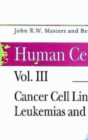 Cancer Cell Lines : Part 3: Leukemias and Lymphomas - eBook