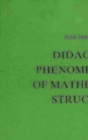 Didactical Phenomenology of Mathematical Structures - eBook