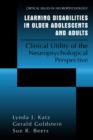 Learning Disabilities in Older Adolescents and Adults : Clinical Utility of the Neuropsychological Perspective - eBook