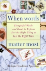 When Words Matter Most - eBook