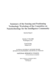 Summary of the Sensing and Positioning Technology Workshop of the Committee on Nanotechnology for the Intelligence Community : Interim Report - eBook
