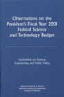 Observations on the President's Fiscal Year 2001 Federal Science and Technology Budget - eBook
