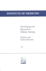 The Program for Research in Military Nursing : Progress and Future Direction - eBook