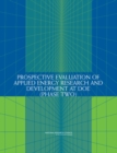 Prospective Evaluation of Applied Energy Research and Development at DOE (Phase Two) - eBook