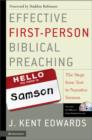 Effective First-Person Biblical Preaching : The Steps from Text to Narrative Sermon - eBook