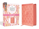 NIrV, Giant Print Compact Bible for Girls, Leathersoft, Peach, Comfort Print - Book