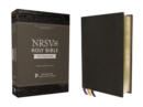 NRSVue, Holy Bible with Apocrypha, Premium Goatskin Leather, Black, Premier Collection, Art Gilded Edges, Comfort Print - Book