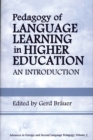 Pedagogy of Language Learning in Higher Education : An Introduction - eBook
