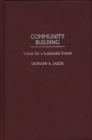Community Building : Values for a Sustainable Future - eBook