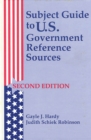 Subject Guide to U.S. Government Reference Sources - eBook