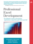 Professional Excel Development : The Definitive Guide to Developing Applications Using Microsoft Excel and VBA - eBook