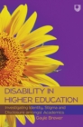 Disability in Higher Education: Investigating Identity, Stigma and Disclosure amongst Academics - eBook