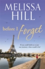 Before I Forget - Book