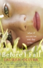 Before I Fall : From the bestselling author of Panic, soon to be a major Amazon Prime series - Book