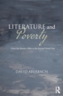 Literature and Poverty : From the Hebrew Bible to the Second World War - Book