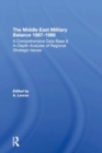 The Middle East Military Balance 1987-1988 - Book