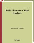 Basic Elements of Real Analysis - eBook