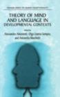 Theory of Mind and Language in Developmental Contexts - eBook