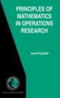 Principles of Mathematics in Operations Research - eBook
