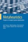 Metaheuristics : Progress in Complex Systems Optimization - eBook