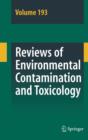 Reviews of Environmental Contamination and Toxicology 193 - eBook