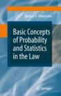 Basic Concepts of Probability and Statistics in the Law - eBook
