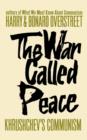 The War Called Peace - Book