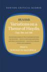 Variations on a Theme of Haydn - Book