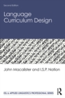 Language Curriculum Design - eBook