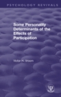 Some Personality Determinants of the Effects of Participation - eBook