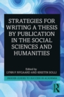 Strategies for Writing a Thesis by Publication in the Social Sciences and Humanities - eBook