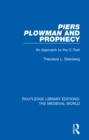 Piers Plowman and Prophecy : An Approach to the C-Text - eBook