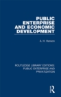 Public Enterprise and Economic Development - eBook