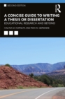 A Concise Guide to Writing a Thesis or Dissertation : Educational Research and Beyond - eBook