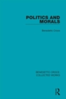 Politics and Morals - eBook