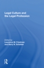 Legal Culture And The Legal Profession - eBook